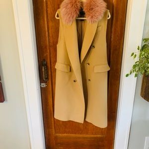 Smythe Camel Vest Jacket
